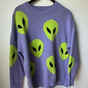 Dressed in LALA Alien lavender sweater